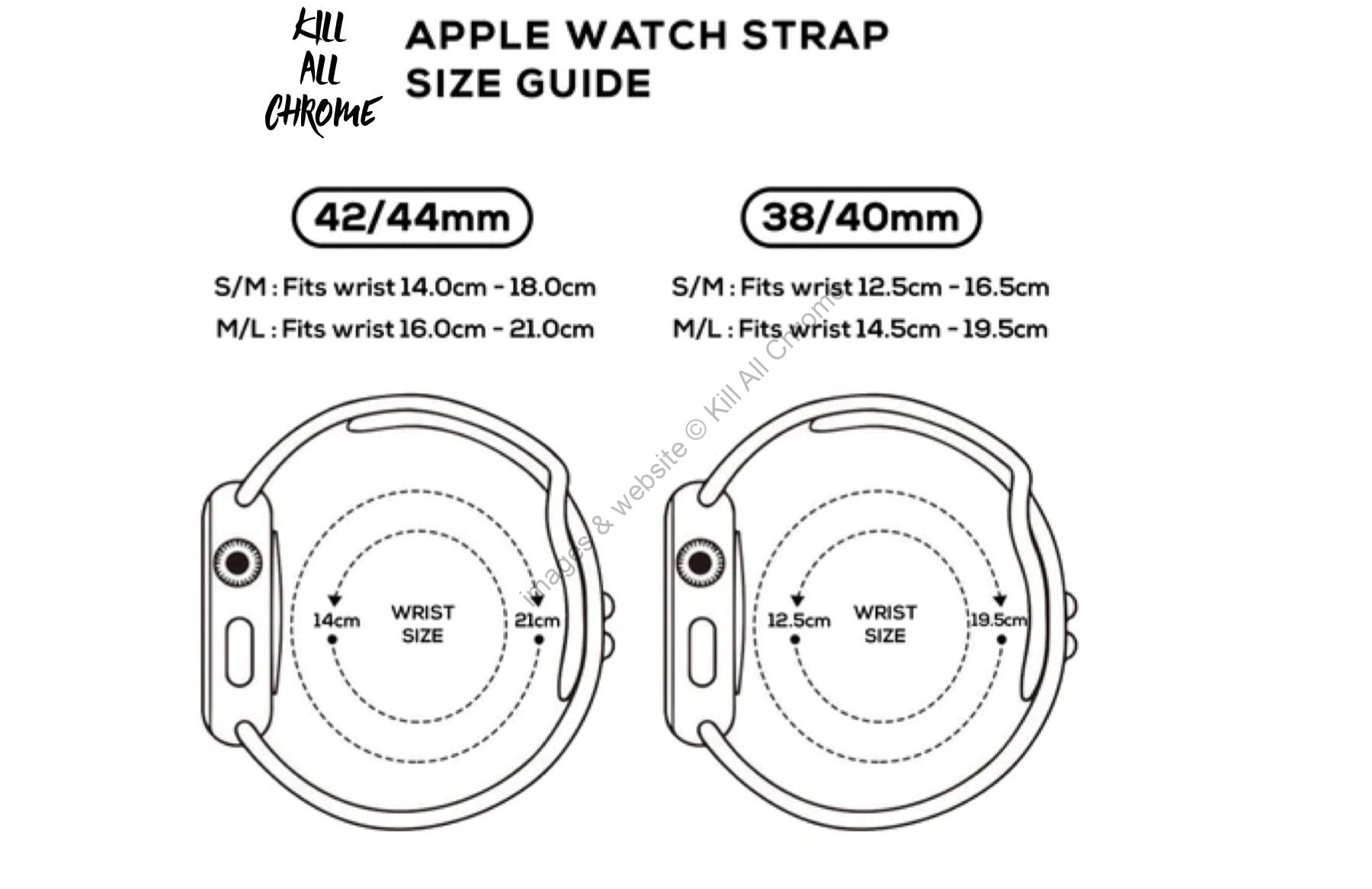 MINI – Apple Watch Strap – Black Jack / JCW Pro – KillAllChrome®