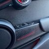 Mini Real Carbon Fibre Interior Door Handle Gel Overlay - F56 F57 - Image 4