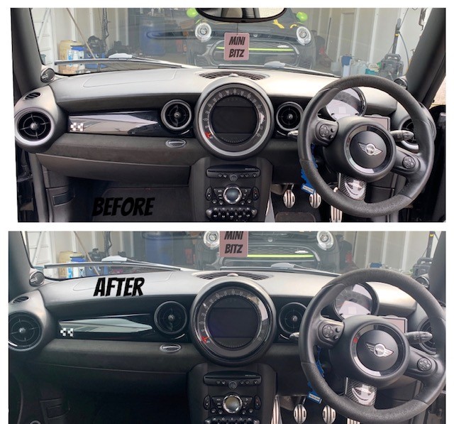 MINI Cooper/S/ONE JCW R55 R56 R57 R58 R59 Dashboard Panel Cover RHD –  KillAllChrome®