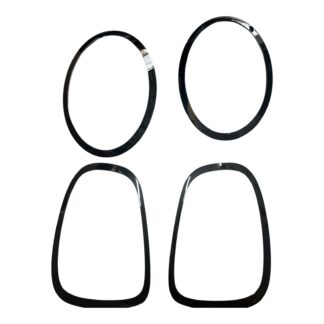Mini Genuine OEM BMW MINI Light Surrounds Black Line Piano Black - F55 F56 F57