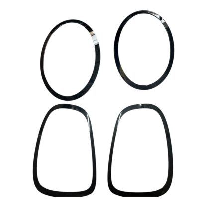 Mini Genuine OEM BMW MINI Light Surrounds Black Line Piano Black - F55 F56 F57