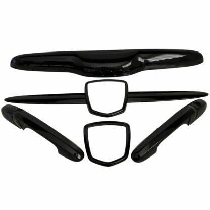 Full Kit KillAllChrome Abarth  - 500 595 695 - NON US MODEL De Chrome Covers Easy Fit