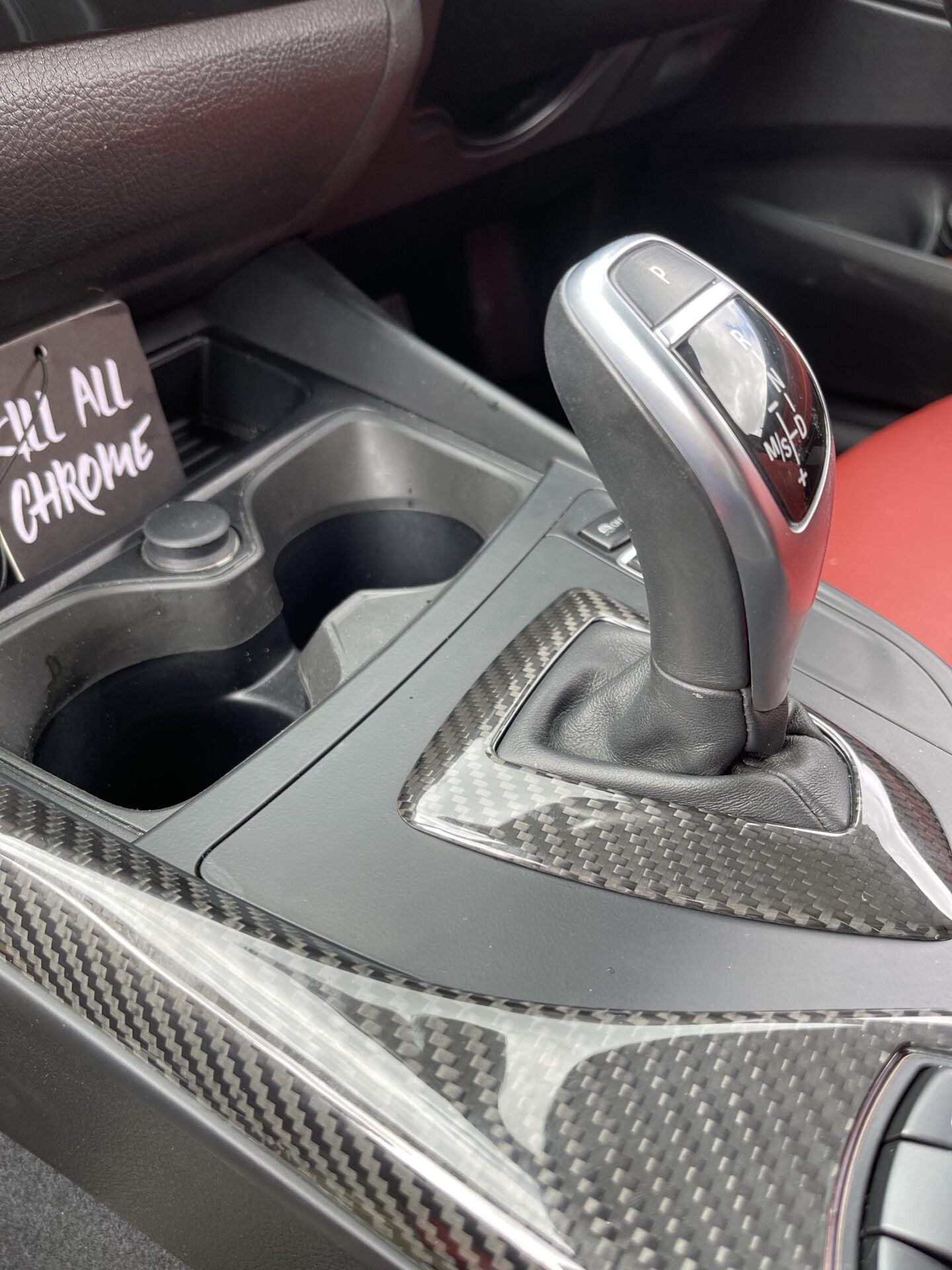 BMW Carbon Fibre Gear Stick Surround Cover
