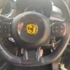 Series 4 Fiat 500 / Abarth Steering Wheel Trims - Carbon Fibre - Image 2