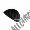 Fiat 500 / Abarth Glove Box Handle Cover - Carbon Fibre
