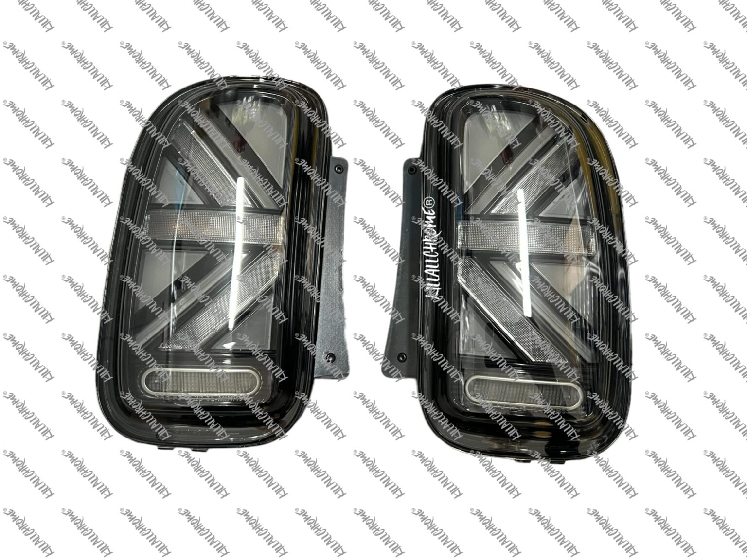 R55 MINI Clubman Black Smoked Union Jack Tail Lights KillAllChrome®