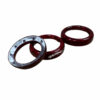 Fiat 500 / Abarth 595 Dashboard Button Rings Covers - Real Carbon Fibre