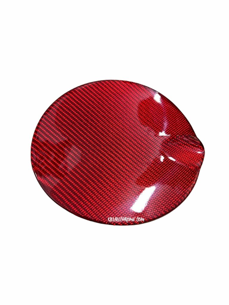 Abarth Fiat 500/595 Fuel/Petrol Gas Cap Cover Genuine Carbon