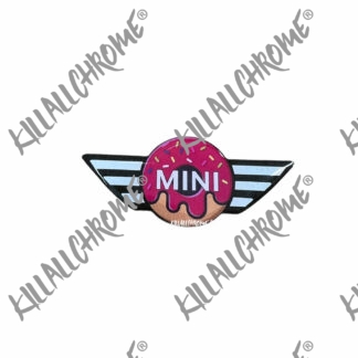 MINI Steering Wheel Badge Gel Sticker - Doughnut
