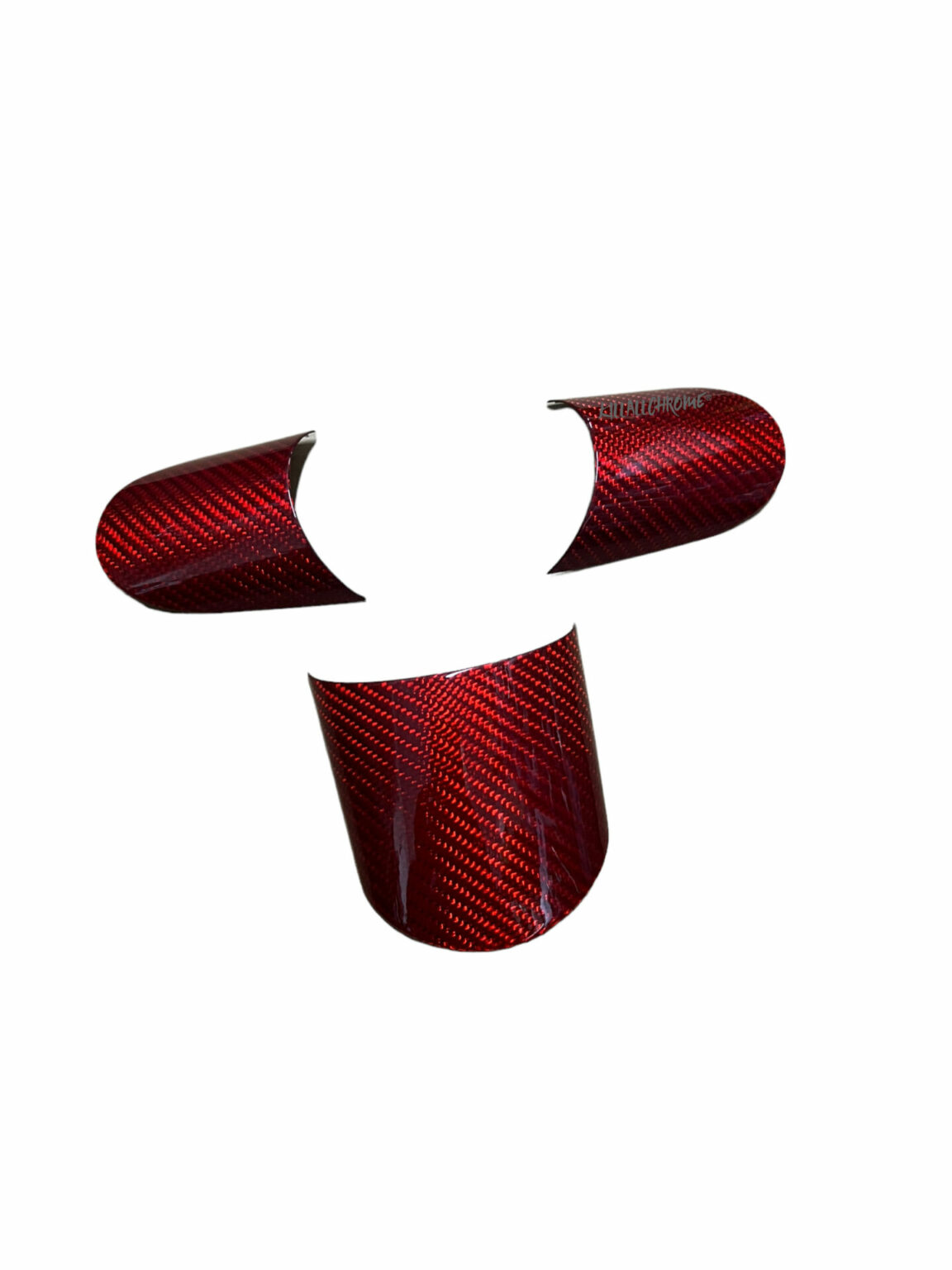 Mini Gen 1 Steering Wheel Spoke Covers R50 R52 R53 Genuine Carbon