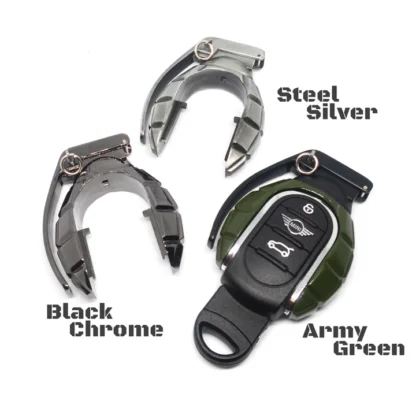 Grenade Key Fob Case - Black Chrome - F54 F55 F56 F57 F60 - Image 3