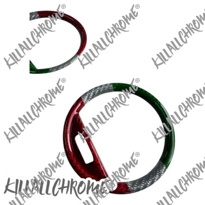 Series 4 Genuine Carbon Air Vent Ring Covers Abarth Fiat 500 595 - Image 8