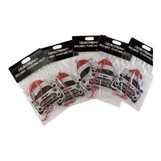 MINI F56 KillAllChrome Silhouette Christmas Car Air Fresheners Pack of 5