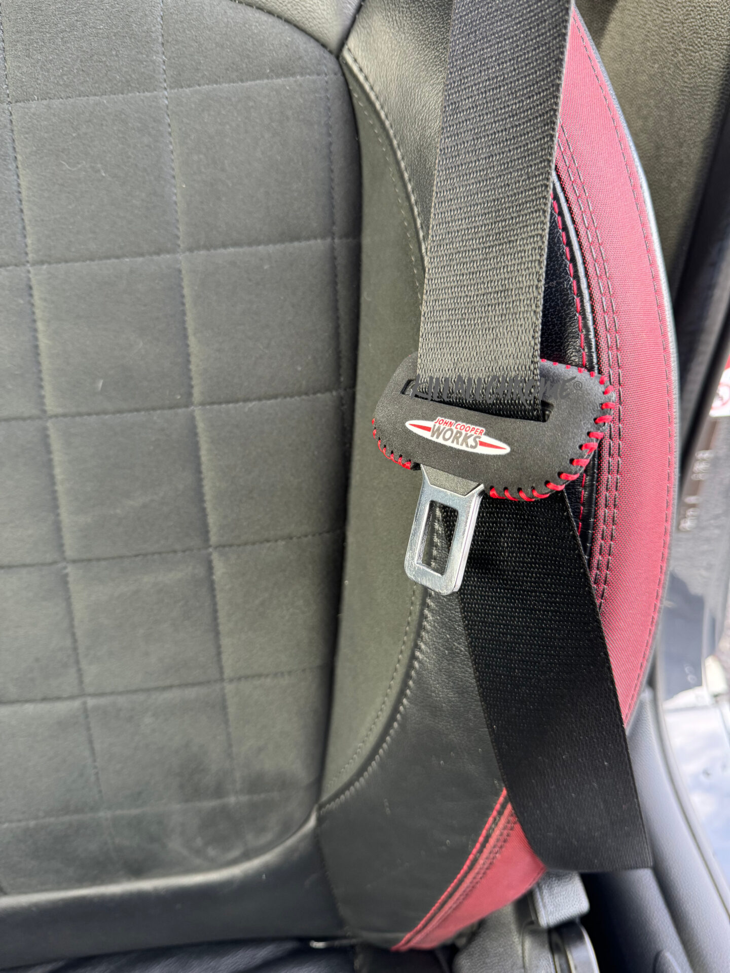 MINI JCW Seat Belt Buckle Pads
