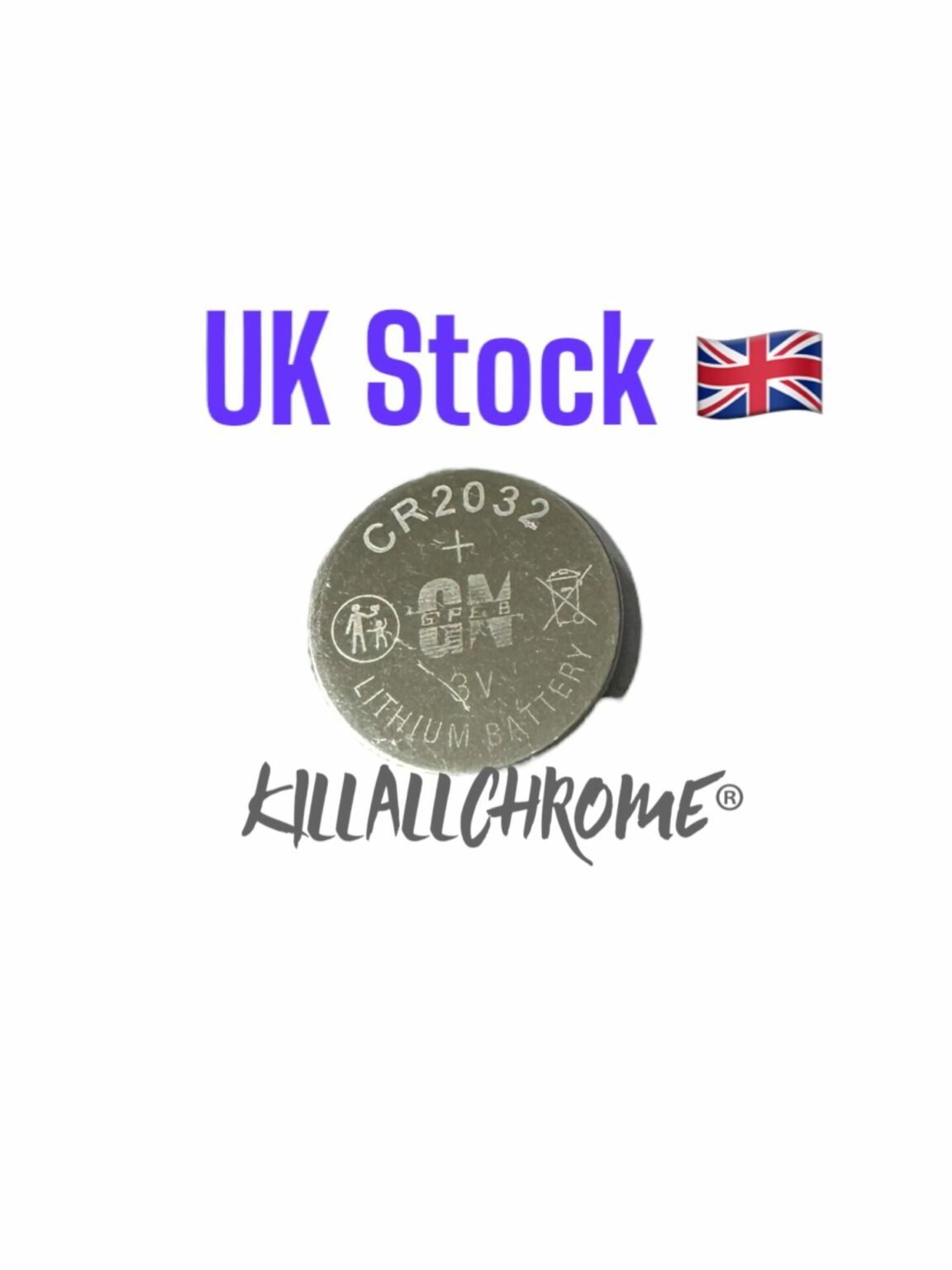 CR2032 Battery Key Fob F Series MINI KillAllChrome®