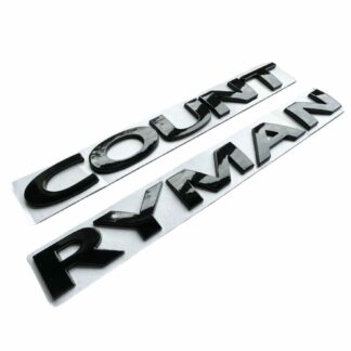 Gloss Black Countryman Replacement Badge F60 R60