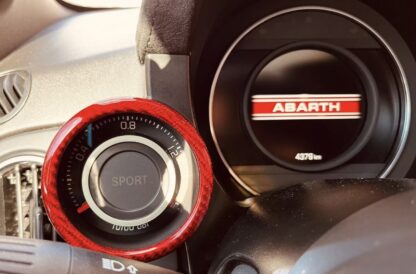 Abarth 500 595 Boost Gauge Pod Ring Face Cover European Models + USA - Image 9