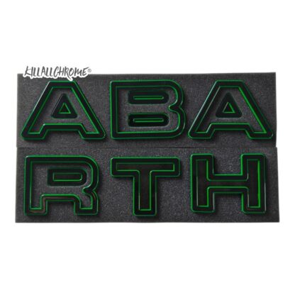 Abarth Series 4 Front Grill Lettering Clip On 500 595 695 Letters Grill Series 4 Restyling - Image 21