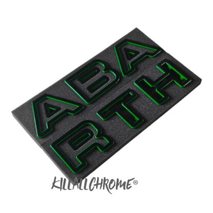 Abarth Series 4 Front Grill Lettering Clip On 500 595 695 Letters Grill Series 4 Restyling - Image 22