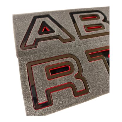 Abarth Series 4 Front Grill Lettering Clip On 500 595 695 Letters Grill Series 4 Restyling Plastic - Image 27