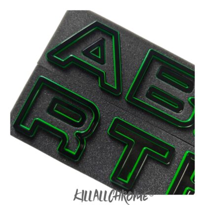 Abarth Series 4 Front Grill Lettering Clip On 500 595 695 Letters Grill Series 4 Restyling - Image 24