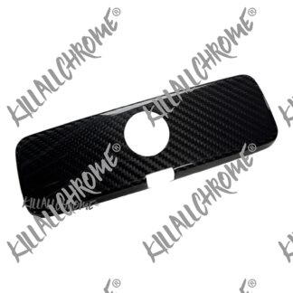 Genuine Carbon Abarth Manual Rear View Mirror Back Cover - Fiat 500 Abarth