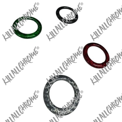 Abarth 500 / 595 / 695 Automatic Gear Ring Caps Genuine Carbon Fibre