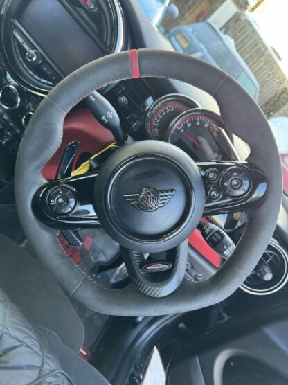 MINI 3D Steering Wheel Badge Cover - F Series F54 F55 F56 F57 F60 R Series R55 R56 R57 R58 R59 R60 R61 - Image 2