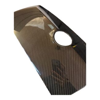 Abarth Genuine Carbon Glove Box Cover Series 4  - Right Hand Drive ONLY