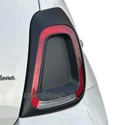 Fiat 500 Abarth Series 4 Rear Light Surrounds + Insert - Plastic Tail Lamp 595 695 Series 4 2016 + - Image 8