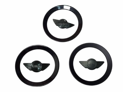 MINI 3D Steering Wheel Badge Cover + Steering Ring Combo Kit - R Series R55 R56 R57 R58 R59 R60 R61