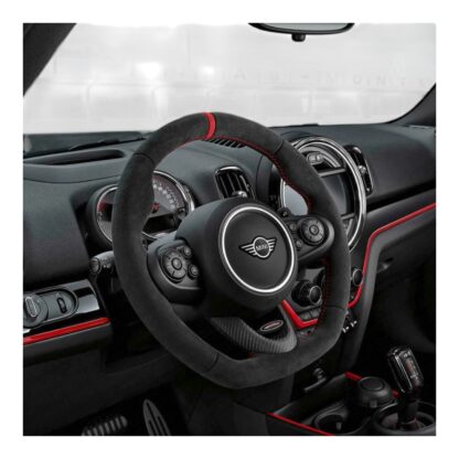 MINI JCW Pro F Series Alcantara Flat Bottom Steering Wheel Genuine OEM - Image 3