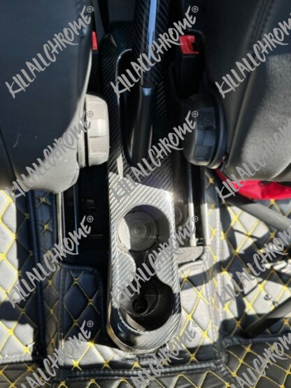 Abarth Series 4 Centre Console Handbrake Cover Cowl - Genuine Carbon Fibre - Image 5