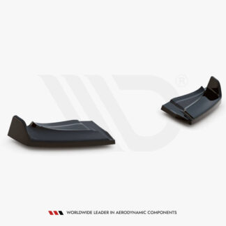 Rear Side Splitters V.3 Mini Cooper John Cooper Works R56 Maxton Design Black R57 R58 R59