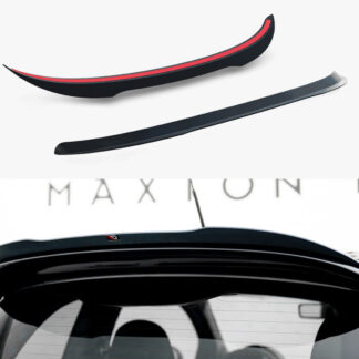 Abarth Series 3 Maxton Design Spoiler Extension Lip Gloss Black 500 595 695