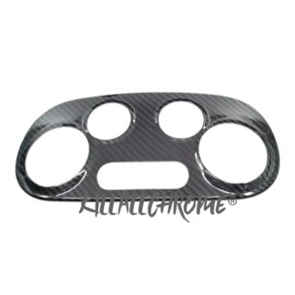 Abarth Fiat 500 AC Heater Control Cover ( Digital ) - Genuine Carbon Fibre Series 3 2007 - 2015