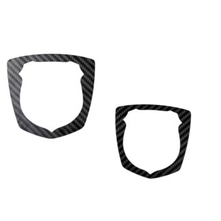 Genuine Carbon Fibre Badge Inserts for Abarth 500 595 695 PAIR