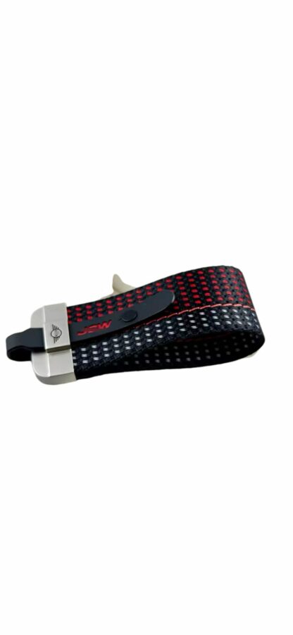 NEW MINI JCW Genuine Key Tag Black + Red 82205B30D98 - Image 2