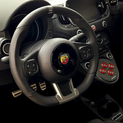 Fiat / Abarth 500 595 695 Full Steering Wheel Centre Cover - Gloss Plastic Airbag - Image 6