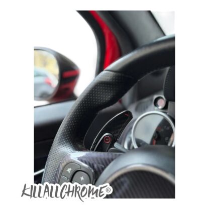 Paddle Shifter Cover Extensions Genuine Carbon Abarth 500 595 695 Automatic - Image 18