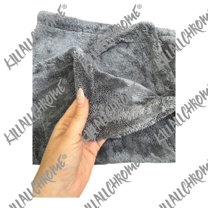 KillAllChrome Korean Design Microfibre Car Drying Towel 1400GSM Super Absorbent 80x50cm - Image 4