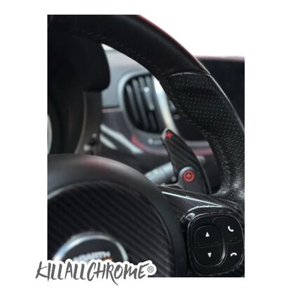 Paddle Shifter Cover Extensions Genuine Carbon Abarth 500 595 695 Automatic - Image 20
