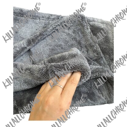 KillAllChrome Korean Design Microfibre Car Drying Towel 1400GSM Super Absorbent 80x50cm - Image 5