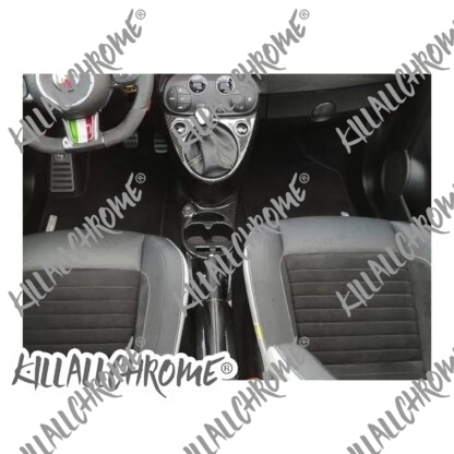 Abarth Series 4 Centre Console Front Cup Holder Cover Cowl - Genuine Carbon Fibre Series 4 Restyling - Image 8