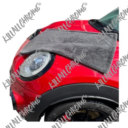 KillAllChrome Korean Design Microfibre Car Drying Towel 1400GSM Super Absorbent 80x50cm - Image 8