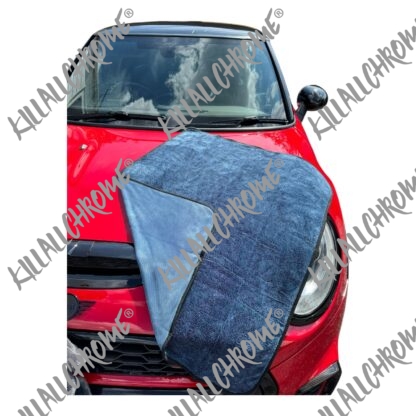 Car Drying Towel Ultra Absorbent 800GSM 70 x 90 cm Twisted Microfibre - Image 5