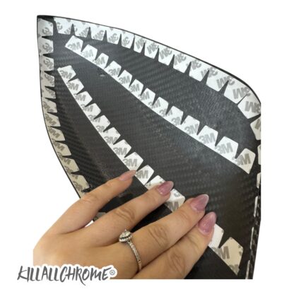 Gr Yaris MK1 Genuine Carbon Fibre Mirror Covers Black Normal Twill - Image 5