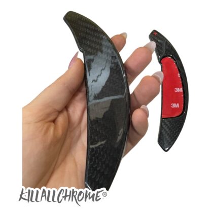 Paddle Shifter Cover Extensions Genuine Carbon Abarth 500 595 695 Automatic - Image 7