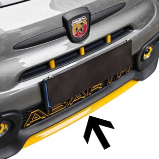 Abarth 595 Front Splitter Lip - Plastic Colours 500 695 Series 4