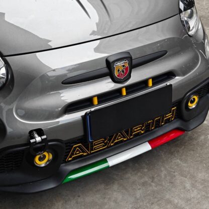 Abarth 595 Front Splitter Lip - Plastic Colours 500 695 Series 4 - Image 5